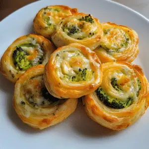 Broccoli Cheese Pinwheels