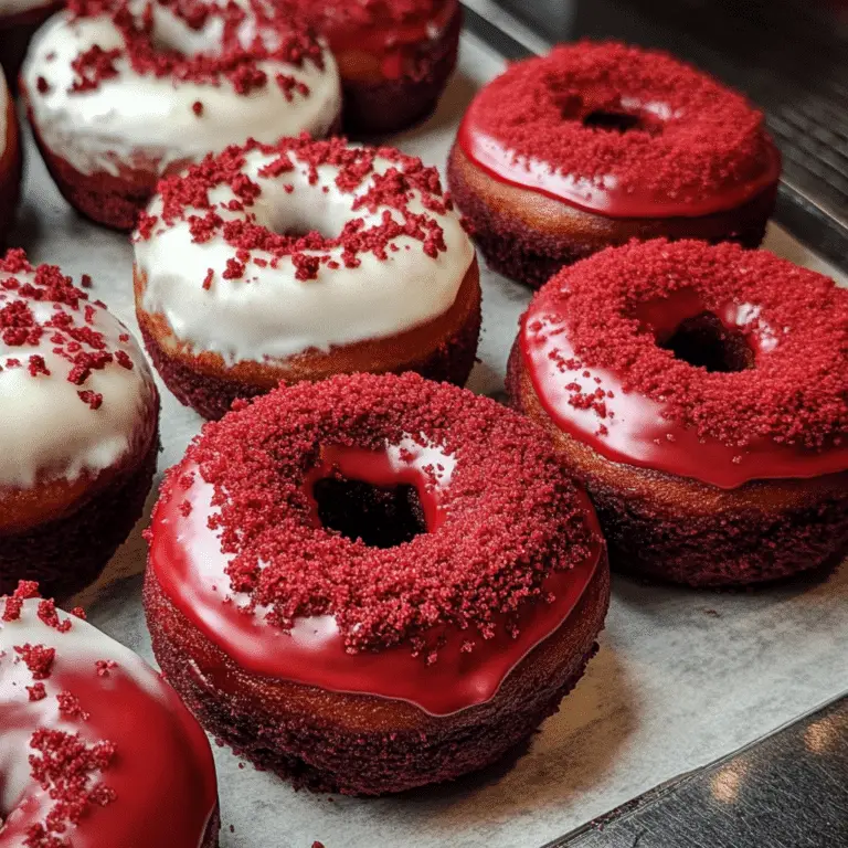 Red Rice Donuts Red Velvet Donuts